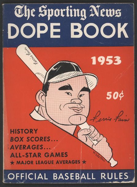 1953 Dope Book Fain